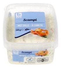 03-VRS-BF-15 WP/HM - Scampi Dillesalade - 160 Gram