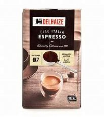 04-DRK-IAB03 Delhaize - Gemalen Espresso - 250 Gram