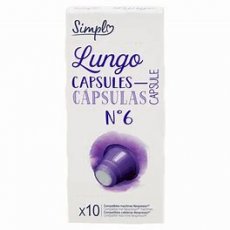 04-DRK-IAFB01 Simpl - Lungo Caps N°6 - 10x5 Gram