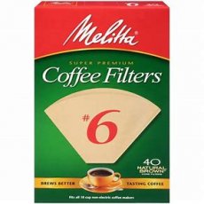 04-DRK-IAG05 Melitta - Koffiefilters N°6 - 1x40 Stuks