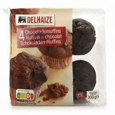 05-SCK-AD21 Delhaize - Muffins - 4x75 Gram