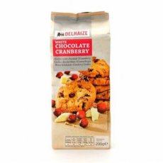 05-SCK-AH14 Delhaize - Cookies Wit & Bessen - 200 Gram