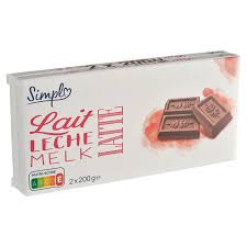 05-SCK-BA-07A 05-SCK-BA-07A - Simpl - Melkchocolade - 200 Gram