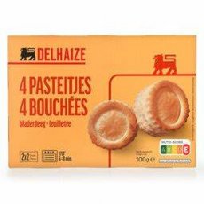 07-OBG-BBA-02 07-OBG-BBA-02 - Delhaize - Bladerdeegpasteitjes - 4x25 Gram