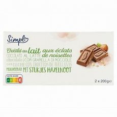 05-SCK-BA09 - Simpl - Melkchocolade met Nootjes - 200 Gram